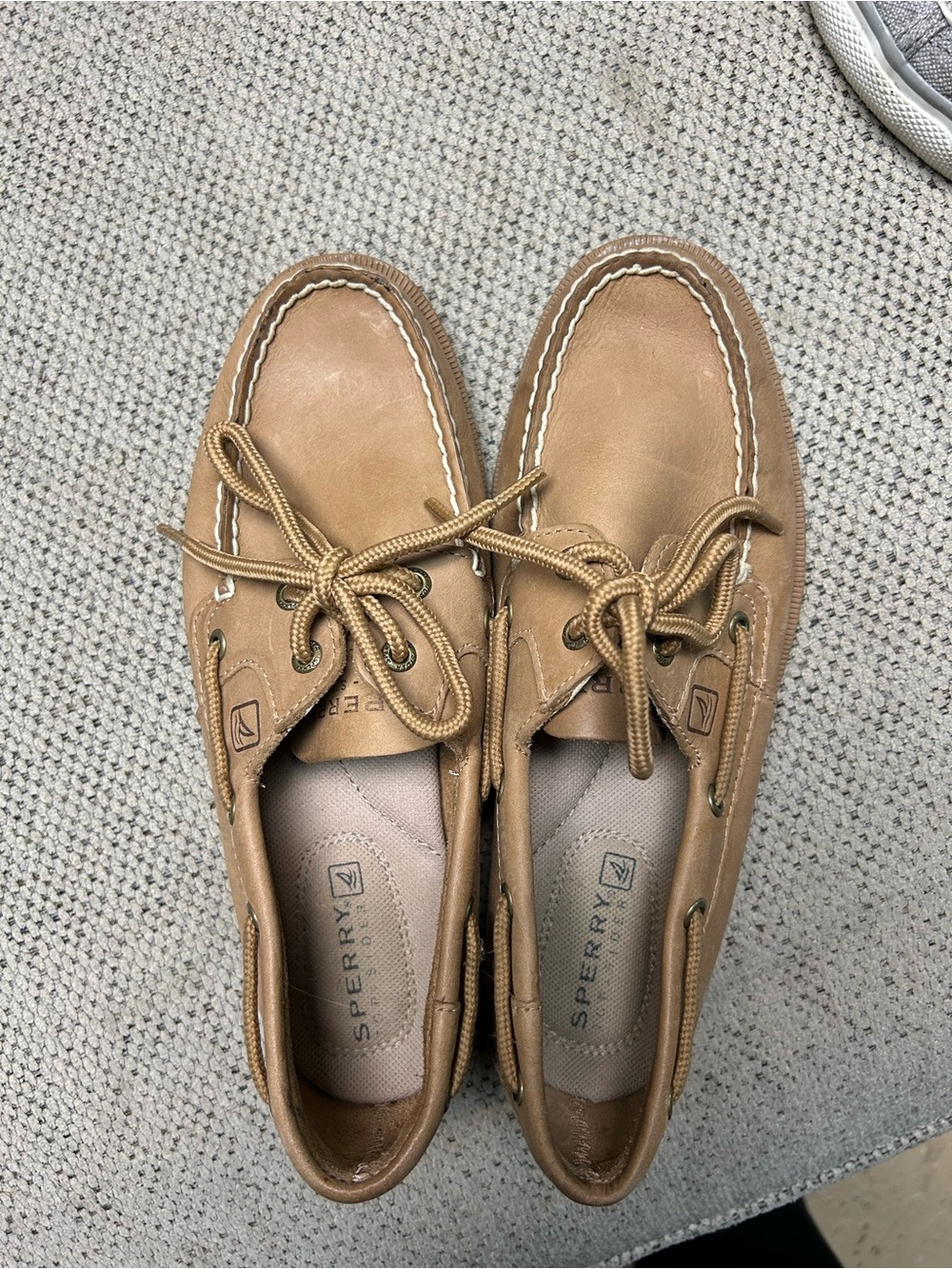 Sperry Women's Tan Leather 2-Eye Boat Shoes